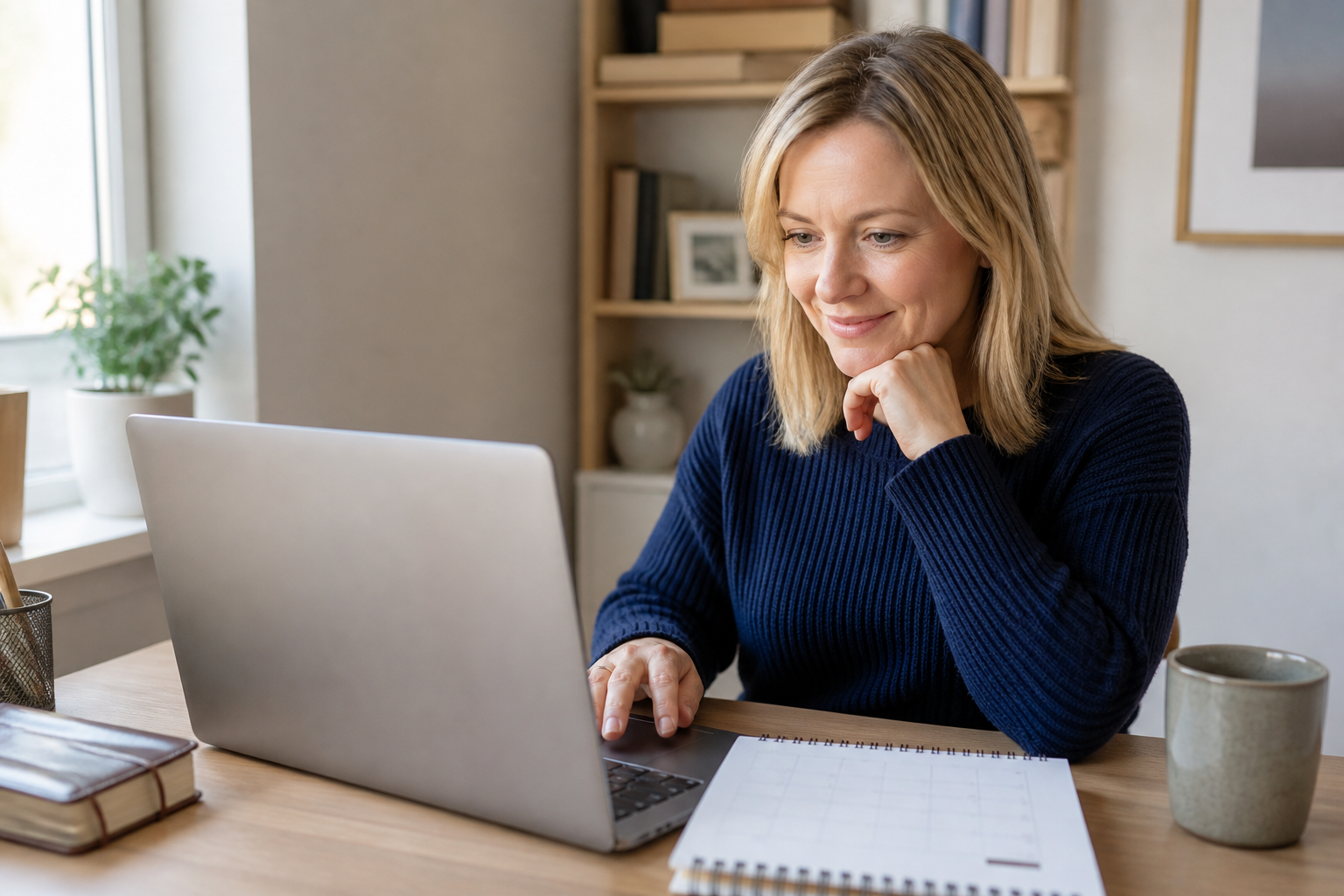Parent reviewing a course renewal reminder